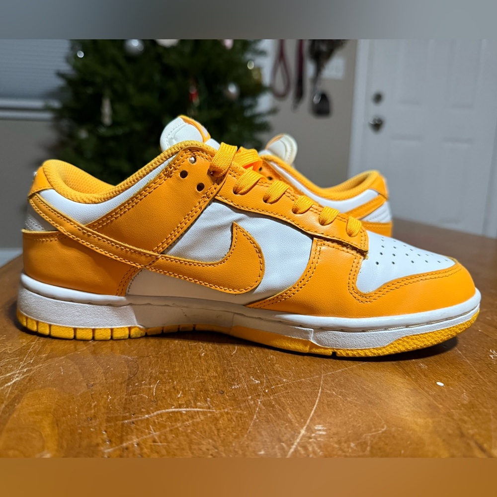 Women’s Nike Dunk Low Laser Orange Sneakers - Picture 8 of 10